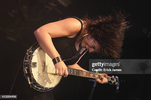 24th: Lisa Leblanc performs live during the Paleo Festival on July 24th 2014 in Nyon, Switzerland.