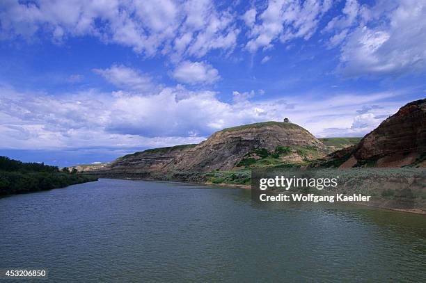 Canada, Alberta, Near Drumheller, Canadian Badlands, Red Deer River.