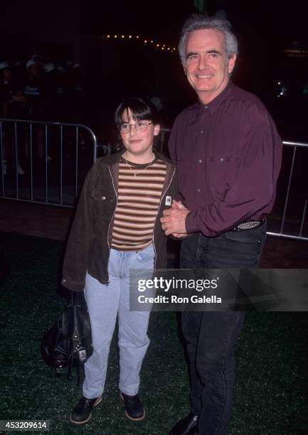 Actor Richard Kline and daughter Colby attend the "Happy Gilmore" Universal City Premiere on February 7, 1996 at Cineplex Odeon Universal City...