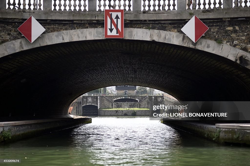 FRANCE-TOURISM-CANAL-SAINT-DENIS-FEATURE