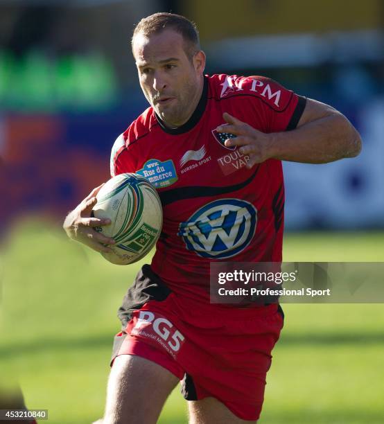 Frederic Michalak in action for Toulon during the Heineken Cup Pool Six match between Cardiff Blues and Toulon at Cardiff Arms Park on October 21,...