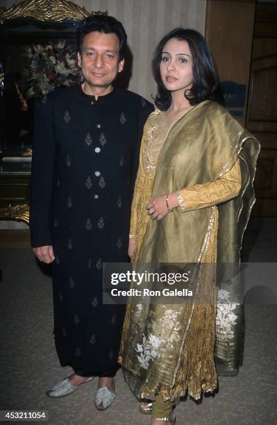 Director Shekhar Kapur and wife Suchitra Krishnamoorthi attend the Fourth Annual Broadcast Film Critics Association Awards on January 25, 1999 at...