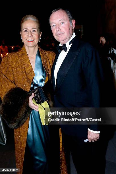 Francois Joseph Graff and his wife Marina Graff attend 'Cartier: Le Style et L'Histoire' Exhibition Private Opening at Le Grand Palais on December 2,...