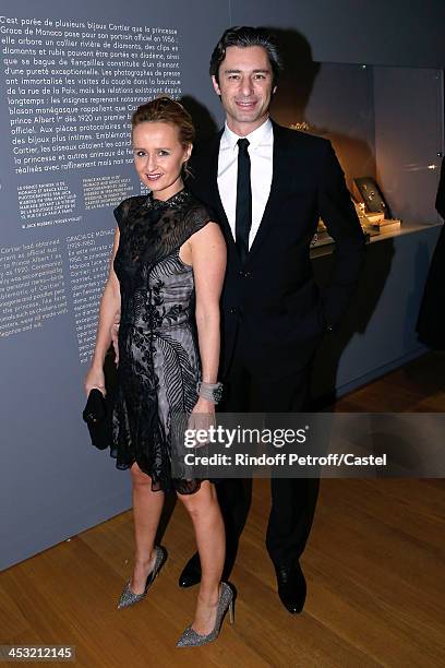 Journalist Laurent Solly and Guest attend 'Cartier: Le Style et L'Histoire' Exhibition Private Opening at Le Grand Palais on December 2, 2013 in...