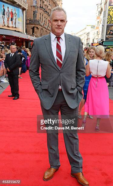 Greg Davies attends the World Premiere of "The Inbetweeners 2" at Vue West End on August 5, 2014 in London, England.