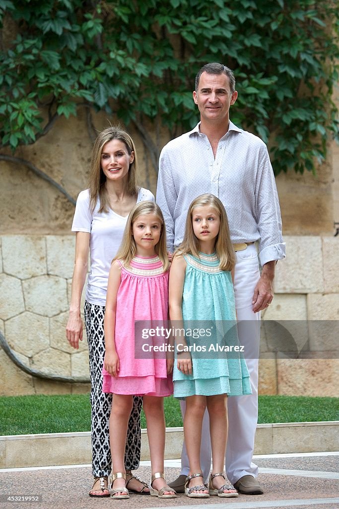 Spanish Royals Arrive at Palma de Mallorca