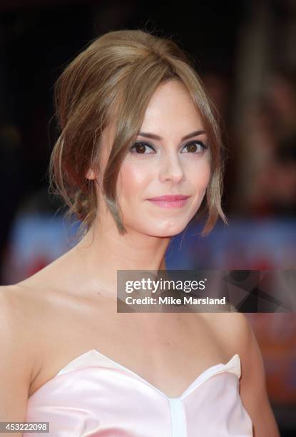 Hannah Tointon attends the World Premiere of "The Inbetweeners 2" at Vue West End on August 5, 2014 in London, England.