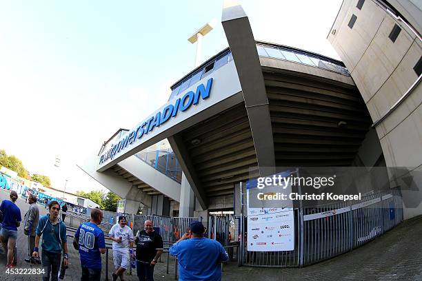 General view of thre Rewirpower Stadium during the pre-season friendly match between VfL Bochum and FC Schalke 04 at Rewirpower Stadium on August 5,...