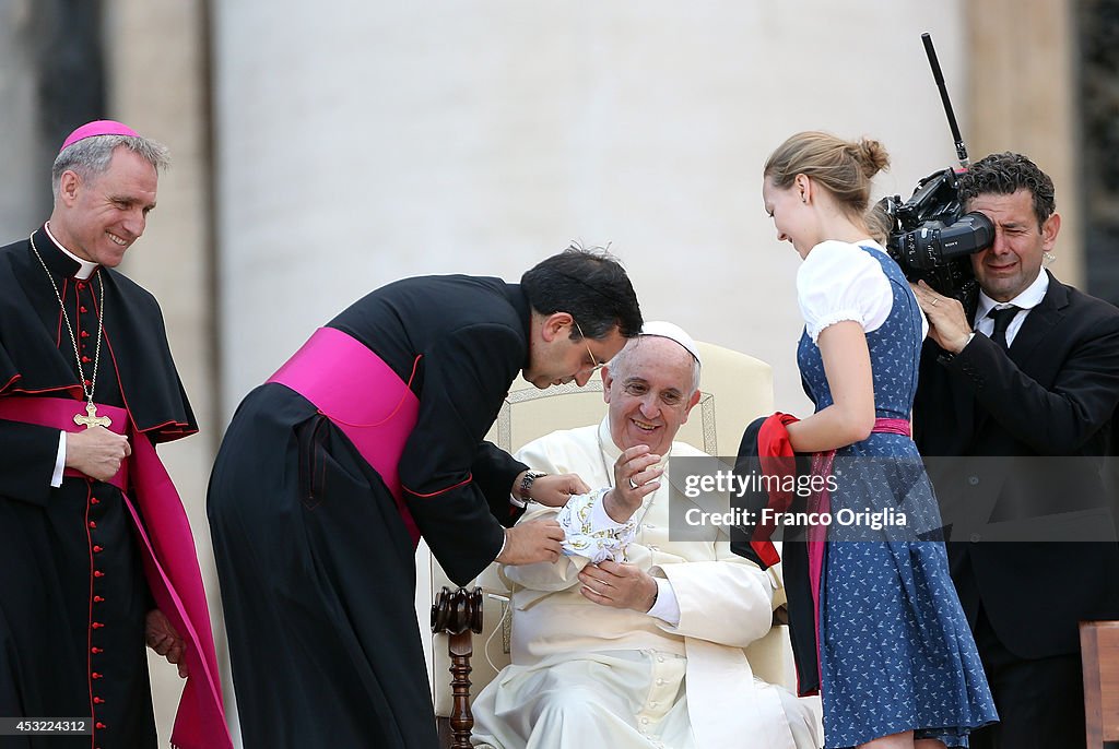 Pope Francis Meets German Altar Servers