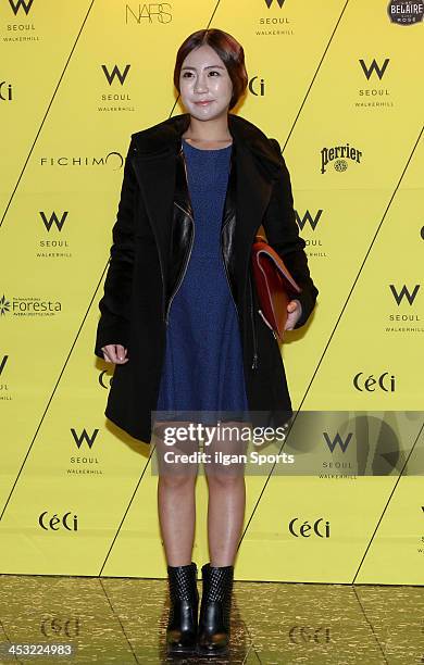 Kim Sung-Eun attends the 'Cutting Edge Fashion W Hotel & Ceci' at Sheraton Walkerhill Hotel on November 28, 2013 in Seoul, South Korea.