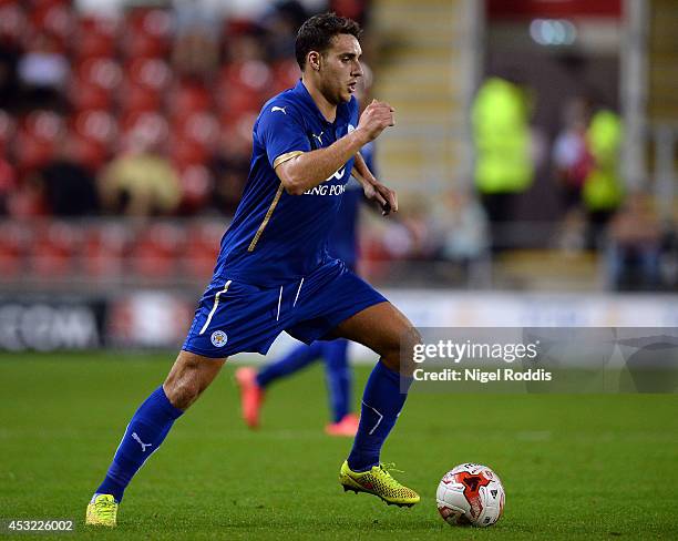 Matty James of Leicester City during the Pre Season Friendly match between Rotherham United and Leicester City at The New York Stadium on August 5,...