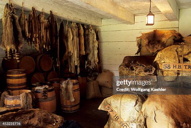 Canada, B.c., Fort Langley, , Storehouse.