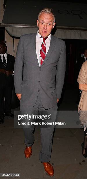 Greg Davies attending the Inbetweeners 2 aftershow party at Aqua on August 5, 2014 in London, England.