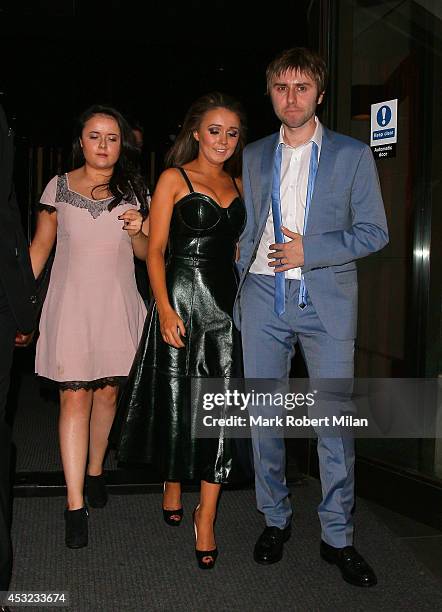 James Buckley and Clair Meek attending the Inbetweeners 2 aftershow party at Aqua on August 5, 2014 in London, England.