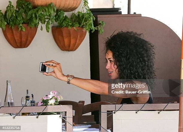 Stiviano is seen on August 05, 2014 in Los Angeles, California.