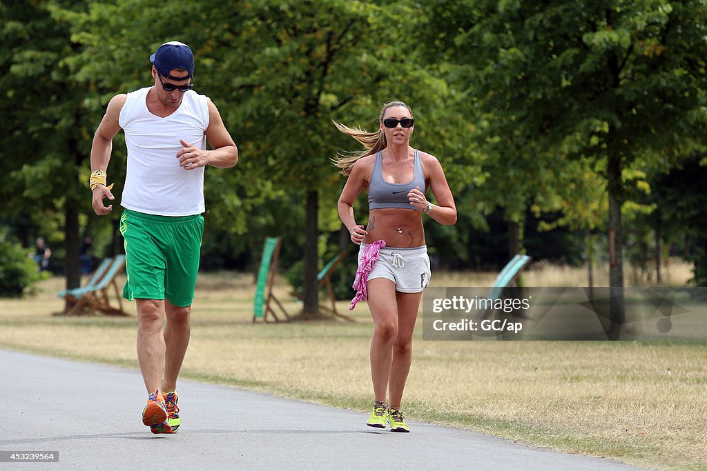 Michelle Heaton And Matt Evers Sightings - August 1, 2014