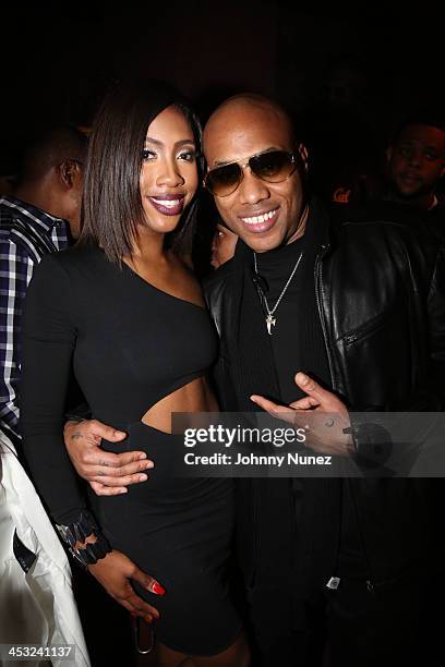 Sevyn Streeter and Mario Winans attend the Sevyn Streeter Album Release Party at Mister H on December 2, 2013 in New York City.