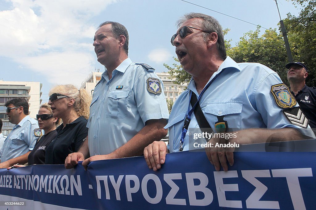 Protest against austerity measures in Athens