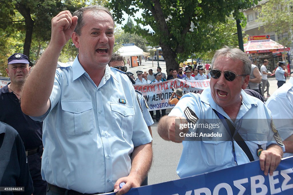 Protest against austerity measures in Athens