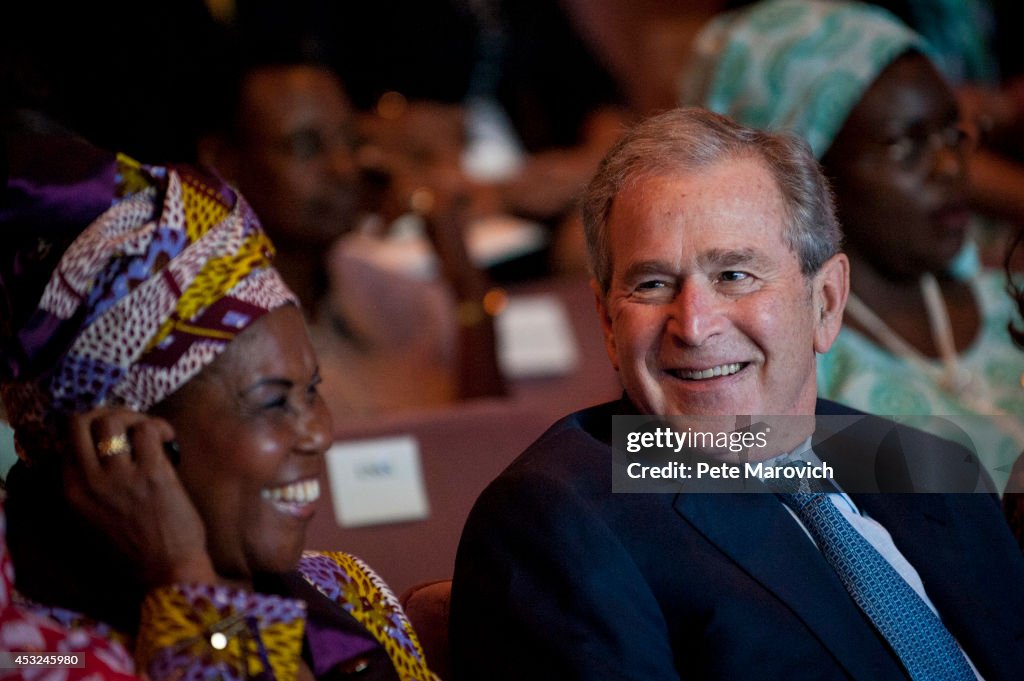 Michelle Obama And Laura Bush Host Spousal Symposium During US-Africa Summit