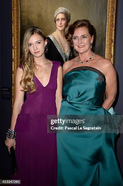 Princess Francesca von Habsburg and Archduchess Eleonore von Habsburg arrive at the 'Cartier: Le Style et L'Histoire' Exhibition Private Opening at...