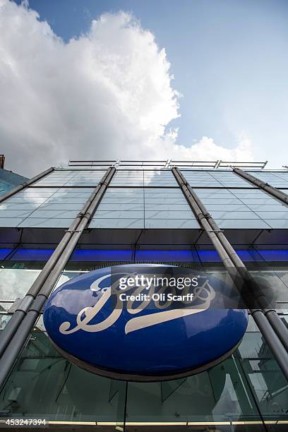 The sign for a branch of Boots the chemist on Oxford Street on August 6, 2014 in London, England. US pharmacy chain 'Walgreens', who previously owned...