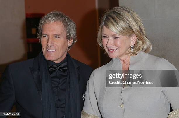 Michael Bolton and Martha Stewart attend the 2013 Winter Ball For Autism at the Metropolitan Museum of Art on December 2, 2013 in New York City.