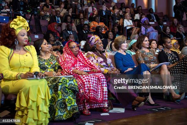 Chantal Biya of Cameroon , Hinda Deby Itno of Chad, Hadidja Abubajar Ikililou Dhoinine of Comoros, Constancia Mangue De Obiang of Equatorial Guinea,...
