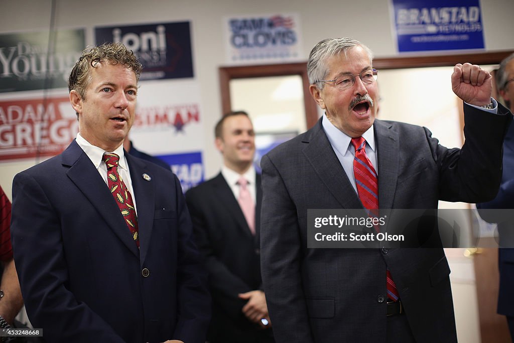 Rand Paul Tours Iowa, Meets With Local Republicans