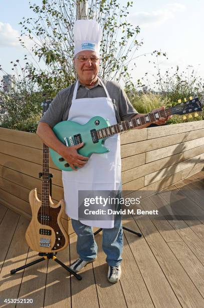 Harvey Goldsmith attends the summer launch party of the OnBlackheath Festival in partnership with John Lewis on the John Lewis Roof Gardens, Oxford...