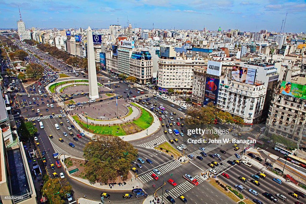 Widest avenue in the world, Buenos Aires,