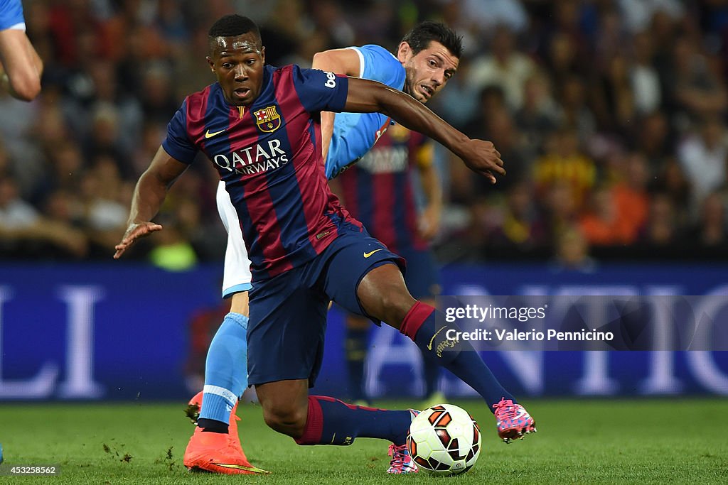 FC Barcelona v SSC Napoli - Preseason Friendly