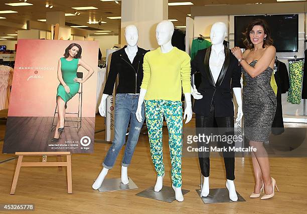 Dannii Minogue poses at the launch of her Petites range at Target, Bondi Junction on August 7, 2014 in Sydney, Australia.