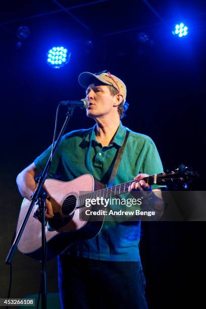 Robbie Fulks performs on stage at Brudenell Social Club on August 6, 2014 in Leeds, United Kingdom.