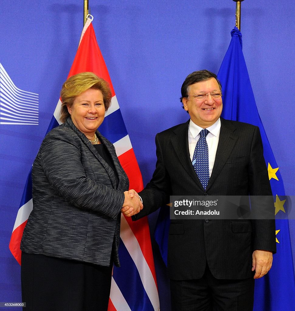 Erna Solberg-Jose Manuel Barroso