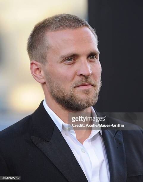 Actor Tobias Santelmann arrives at the Los Angeles Premiere of 'Hercules' at TCL Chinese Theatre on July 23, 2014 in Hollywood, California.