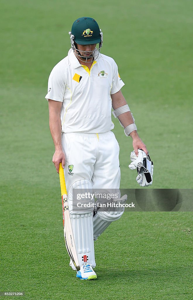 Tom Cooper Rugby Tom Cooper of Australia 'A' walks from the field after being... News ...