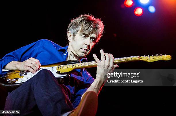 Guitarist Eric Johnson performs at Meadow Brook Music Festival on August 6, 2014 in Rochester, Michigan.