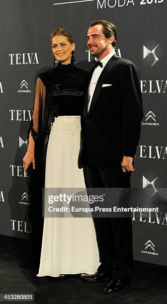 Princess Tatiana of Greece and Prince Nicolas of Greece attend 2013 Telva Fashion Awards on December 2, 2013 in Madrid, Spain.