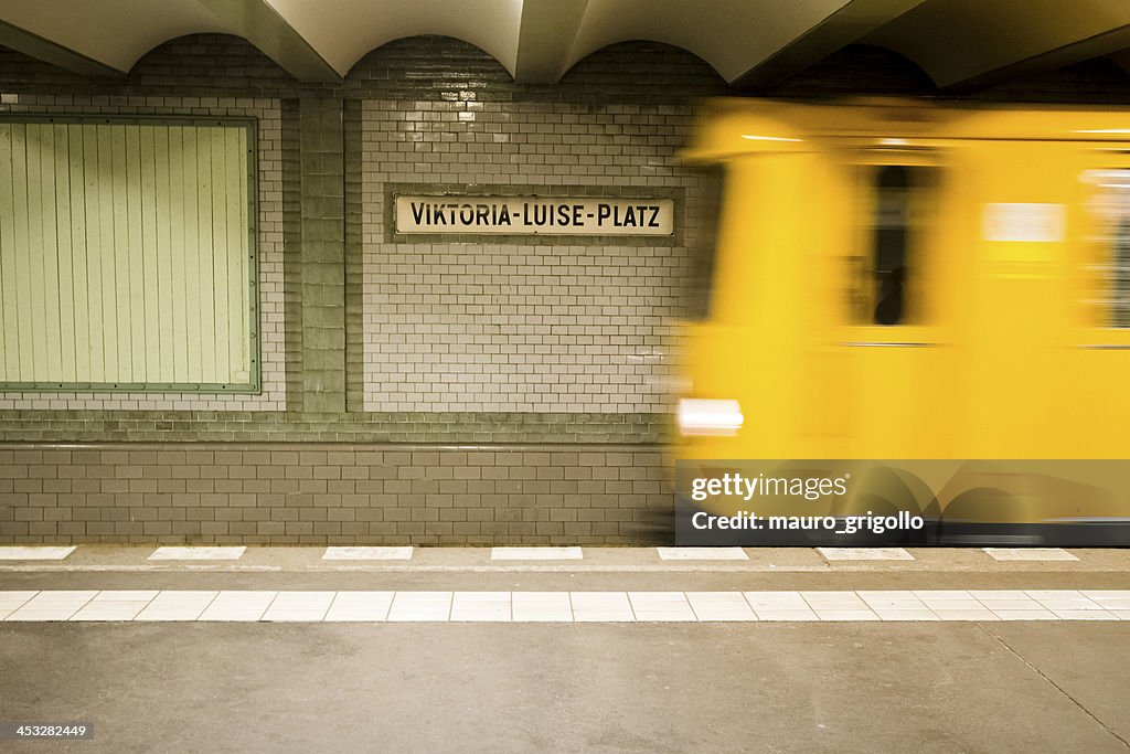 La station de métro à Berlin