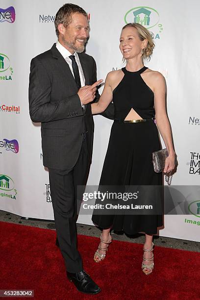 Actors James Tupper and Anne Heche arrive at THE IMAGINE BALL at House of Blues Sunset Strip on August 6, 2014 in West Hollywood, California.