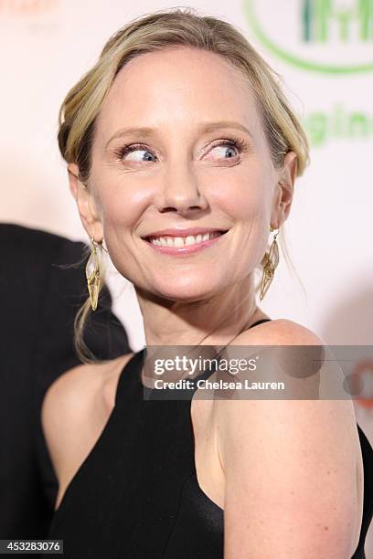 Actress Anne Heche arrives at THE IMAGINE BALL at House of Blues Sunset Strip on August 6, 2014 in West Hollywood, California.