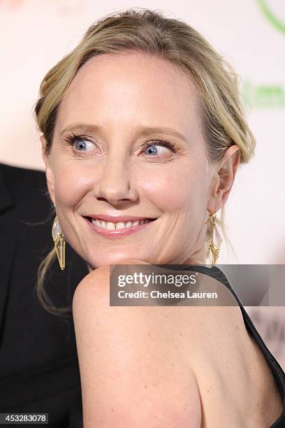 Actress Anne Heche arrives at THE IMAGINE BALL at House of Blues Sunset Strip on August 6, 2014 in West Hollywood, California.