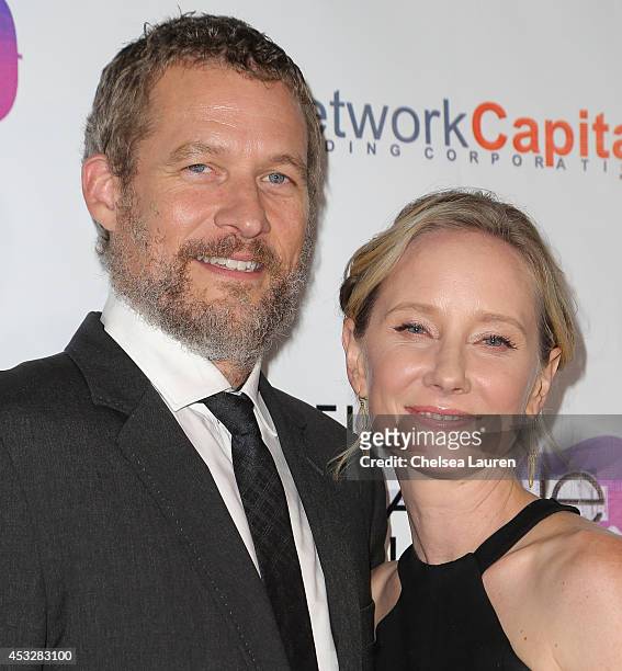 Actors James Tupper and Anne Heche arrive at THE IMAGINE BALL at House of Blues Sunset Strip on August 6, 2014 in West Hollywood, California.
