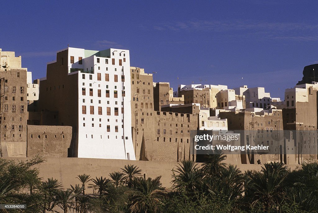 Yemen, Wadi Hadramawt, View Of Shibam, 'manhattan Of The...