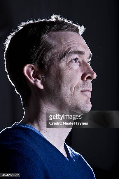 Writer David Mitchell is photographed on February 18, 2013 in London, England.
