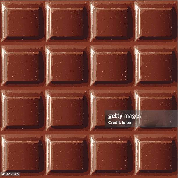 seamless milk chocolate background - chocolate square stock illustrations