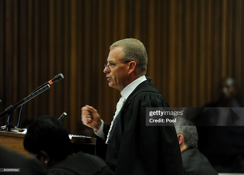 Oscar Pistorius Is Tried For The Murder Of His Girlfriend Reeva Steenkamp