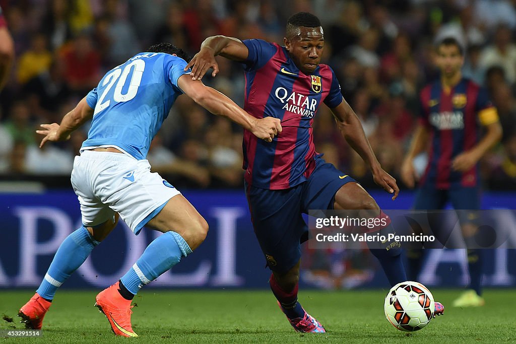 FC Barcelona v SSC Napoli - Preseason Friendly