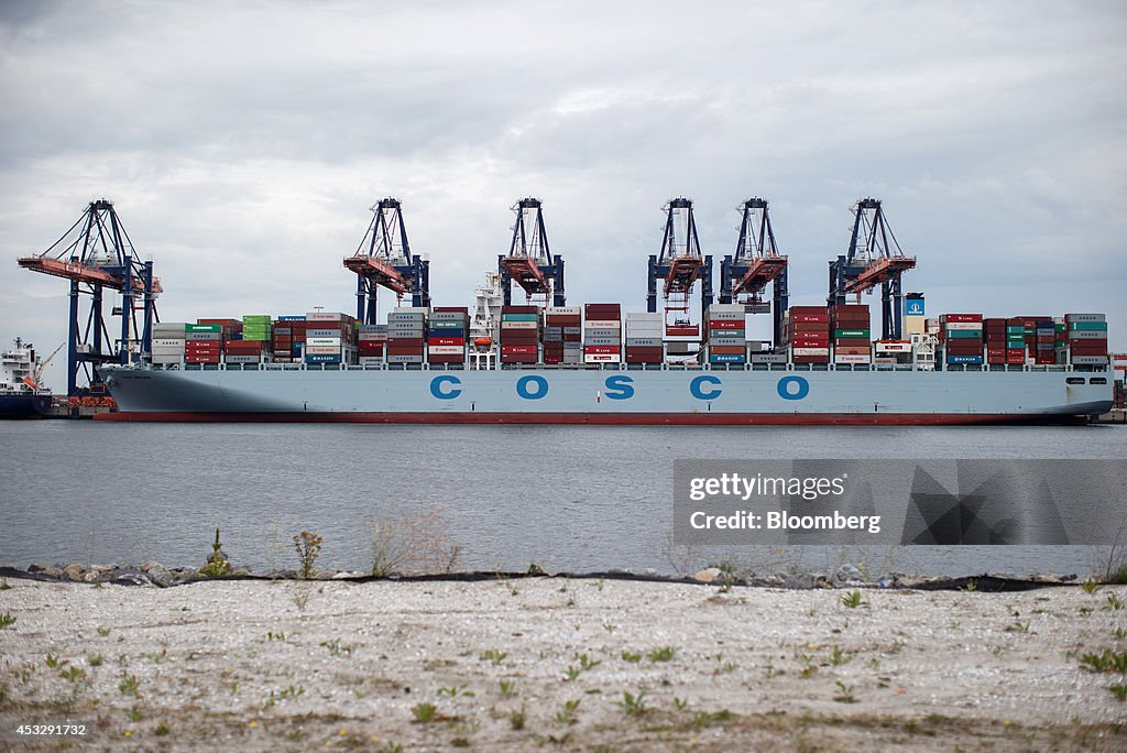 Europe Container Terminals BV Operations At Port Of Rotterdam Ahead Of Dutch Second-Quarter GDP